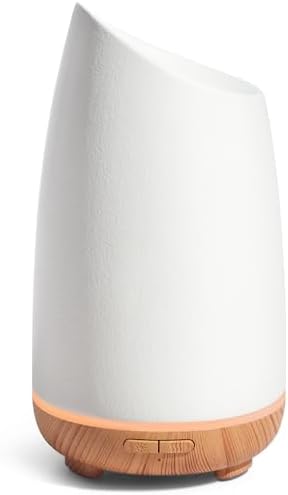 InnoGear 150ml Ceramic Essential Oil Diffuser, Diffusers for Home, White
