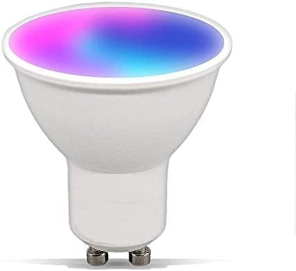 Homekit GU10 WiFi Smart RGBCW LED Light Bulb Dimmable Works with Apple Homekit Siri Voice Control