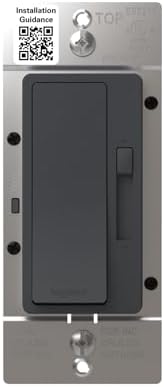 Legrand Radiant 150W LED Dimmer Light Switch 3-Way Rocker Graphite 1 Pack