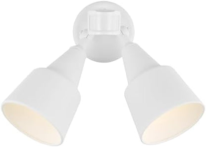 Generation Lighting 2-Light Motion Sensor Flood Light in White
