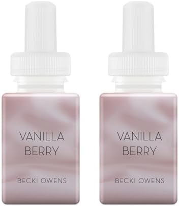 Pura x Becki Owens Home Diffuser Refill, 2 Pack, Vanilla Berry