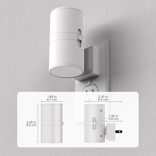 Briignite Night Lights Plug into Wall, Modern LED Night Light Plug in