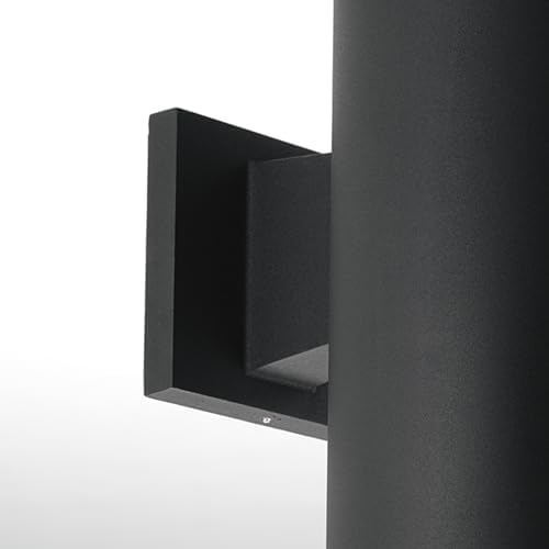 Progress Lighting LED Cylinder Outdoor Wall Light, Black