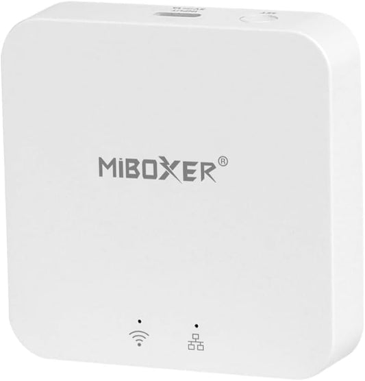 MiBOXER ZB-Box3 Multimode Gateway, Zigbee 3.0 + Bluetooth Mesh Hub, Upgraded from ZB-Box1, Tuya SmartLife App, Alexa, Google Assistant, USB Powered Smart Home Hub