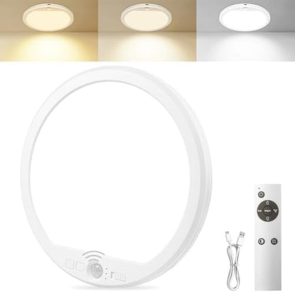 OSIDEN Rechargeable Motion Sensor Ceiling Light with Remote