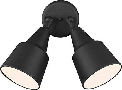 Generation Lighting 2-Light 12.5-Inch Adjustable Flood Light in Black