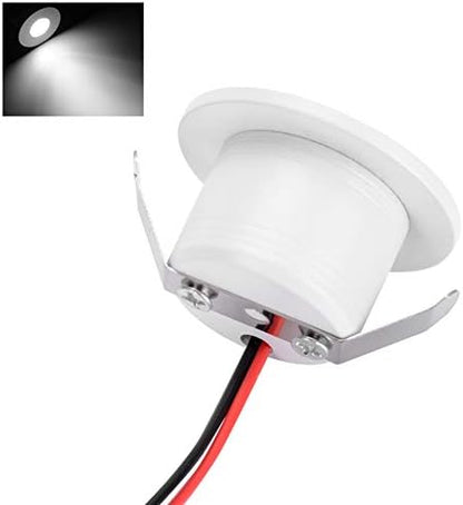 5pcs 1W 1 Inch Recessed LED Lights Mini Recessed LED Lights AC 110V