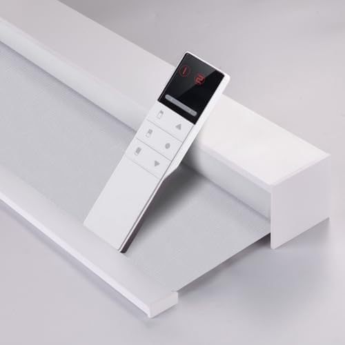 ZSHINE Motorized Blackout Roller Shades Remote Control Rechargeable(82026E)