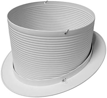 Nicor Lighting 6 in. White Recessed Slope Trim with Baffle (17711) (Pack of 12)