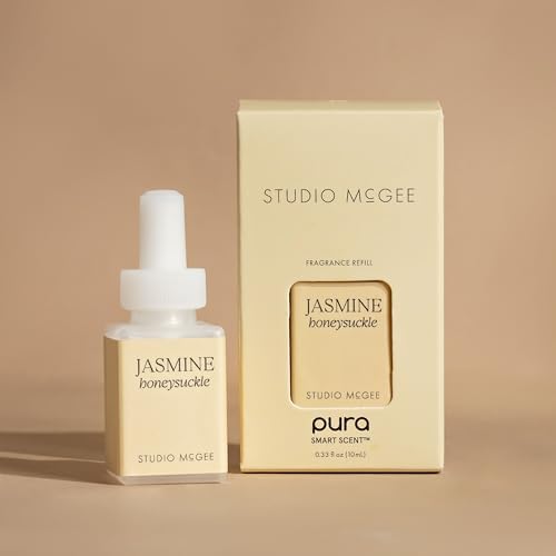 Pura x Studio McGee Home Diffuser Refill, 2 Pack, Jasmine Honeysuckle