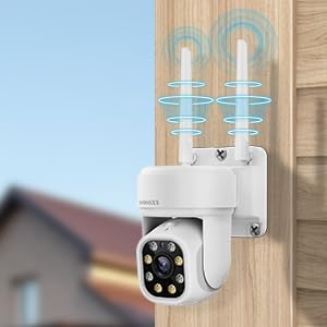 (2026 Update) 5MP PT Wireless Security Camera System with AI Human Tracking, Dual-Band 2.4G&5G WiFi, 130° Wide Angle, 2-Way Audio, No Monthly Fee, Outdoor Home Security Kit