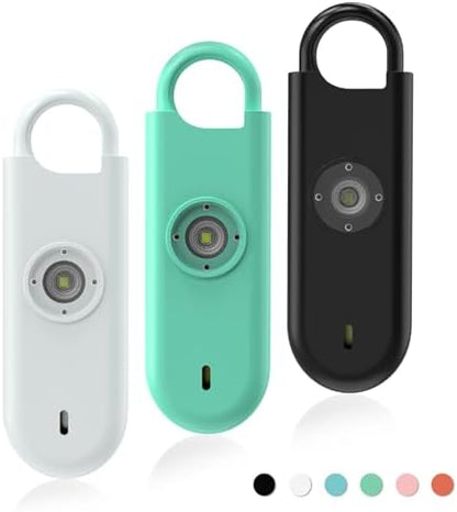 Fauxomor 140dB Personal Safety Alarm for Women 3pack Self Defense Keychain