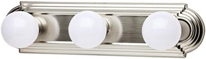 Nuvo Lighting 60/300 Transitional Three Light Vanity in Pwt, Nckl, B/S, Slvr. finish