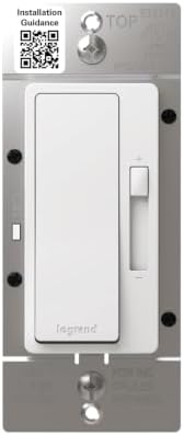 Legrand Radiant 150W LED Dimmer Light Switch 3-Way Rocker White 1 Pack