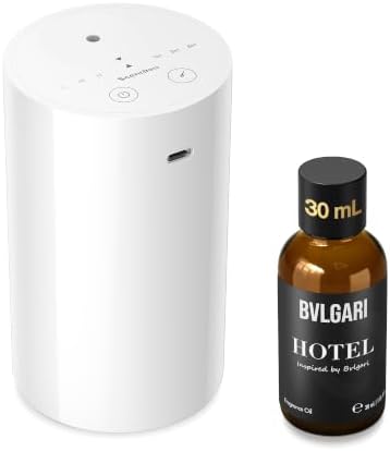 ANZ Waterless Essential Oil Diffuser Starter Kit, White