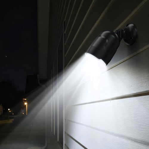 Motion Sensor Outdoor Lights 600 Lumen Spotlight with 4000mAh Rechargeable