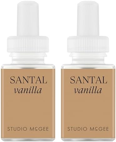 Pura x Studio McGee Home Diffuser Refill, 2 Pack, Santal Vanilla