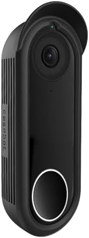 FINTIE Silicone Cover for Google Nest Doorbell (Wired, 1st/2nd gen), Black