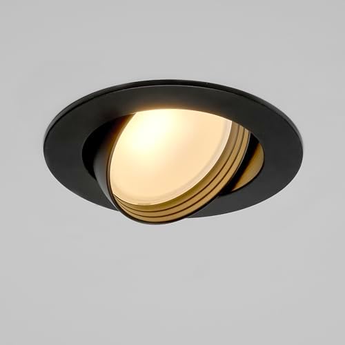 Maxxima 4 in. Rotatable LED Retrofit Downlight Gimbal, 950 Lumens, 5 CCT