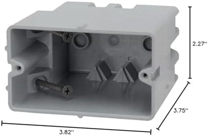 Southwire MSB1G One Gang Device Box with Depth Adjustable, Heavy Duty 42lb