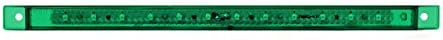 GG Grand General 75963 Green/Green Light Bar (10-1/8" Ultra Thin 12 LED Interior)
