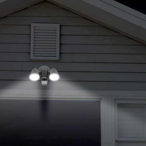 Swann 4K Floodlight Security Camera,Security Camera Outdoor with a 32GB Micro SD Card, 2-Way Talk, Motion Detection, Color Night Vision, 2600 Lumens, Wired, Waterproof