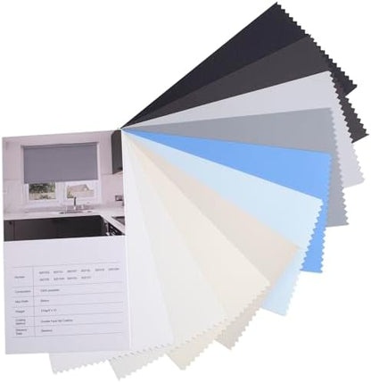 ZSHINE Motorized Blackout Roller Shades Remote Control Rechargeable(Swatch)