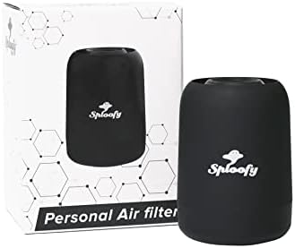 Sploofy PRO II - Personal Smoke Air filter - With Replaceable Cartridge - Trap Smoke and Odor - up to 500 uses (Black)