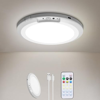 Rechargeable Ceiling Light with Remote, 10000mAh, 1 Pack
