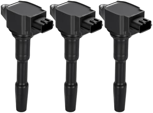 BDFHYK Ignition Coil Packs Compatible with Smart Fortwo 2016-2017 0.9L l3,Coil for UF-808 C-987 UF808 C987 2819060000 22433-2428R 224332428R 8201154128 0986221079 Set of 3
