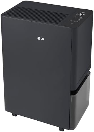 LG PuriCare™ 50 Pint/day, Energy Star, w/WiFi, Smart Compressor Dehumidifier with Drain Hose, Auto Shut off, Quiet, perfect for Basement, Bedroom, Home