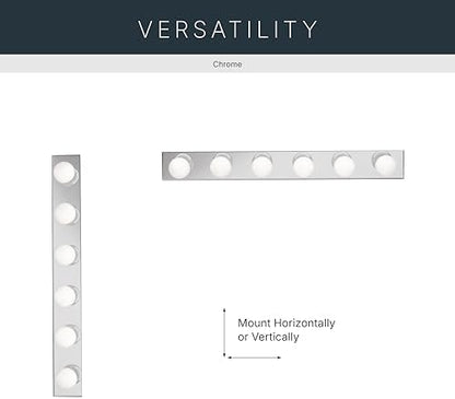 Kichler 6-Light Bathroom Vanity Light, Chrome