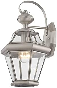 Livex Lighting 2161-04 Outdoor Wall Lantern, Black