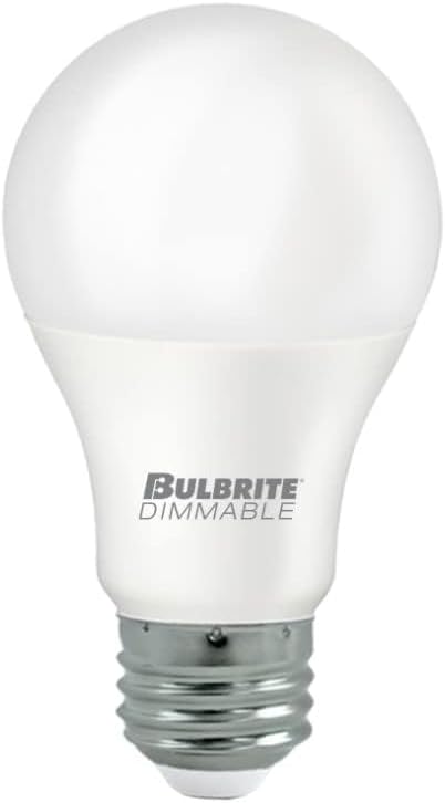 Bulbrite 774260 A-Type Dimmable, CCT 2700K, 11 Watts, Bulb Tupe A19, 120 Volts, 1100 Lumens, CRI 90, Warm White Light with A E26 Medium Base