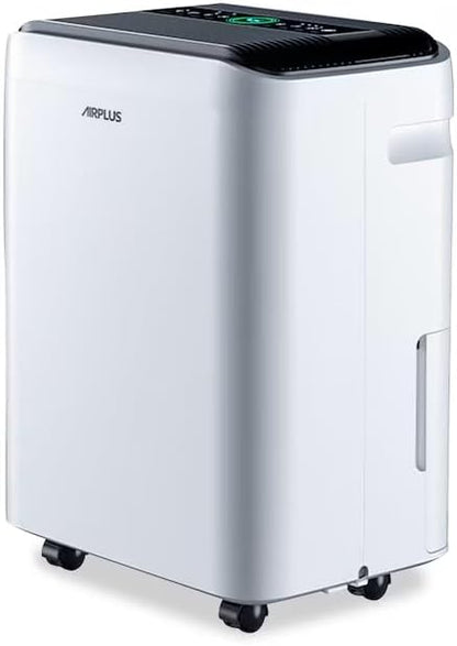 AIRPLUS 50 Pints Dehumidifiers for Home, 5500 Sq. Ft Dehumidifier for Basement with Drain Hose, Continuous Drainage, Intelligent Humidistat, Dehumidifier for bathroom, bedroom, Large Room