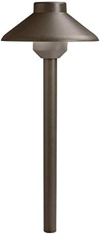 Kichler 15820AZT27 Llena LED Path, Textured Architectural Bronze, 22.5-Inch