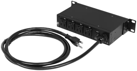 Monoprice Blackbird Pro 4-Outlet Smart PDU, IP-Based Remote Power Management Solution, Power Up, Power Down or Reboot Your Remote Equipment from Anywhere Over TCP/IP