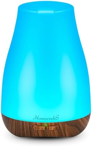 Homeweeks Essential Oil Diffuser for Room 100 ML 1 Pack