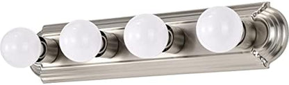 Nuvo 60/301, 4-Light Vanity Light, Brushed Nickel, 24-Inch, Bathroom Light