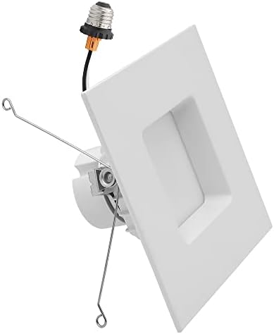 Maxxima 6 in. Retrofit Recessed Square LED Downlight, 1200 Lumens, 5 CCT