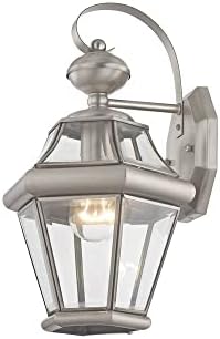 Livex Lighting 2161-07 Outdoor Wall Lantern, Bronze