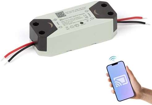 U.S. Solid WiFi Switch Module, DC 5~32V, Wireless Remote Voice Automatic Controller Compatible with Alexa/Google Home iPhone/Android App, Gray