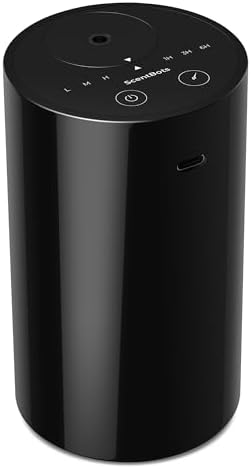 ANZ Waterless Diffuser for Essential Oil for Home, Room, Black
