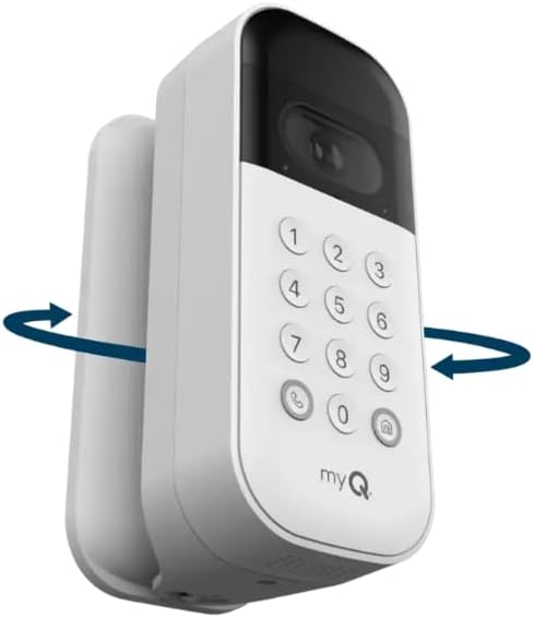 Swivel Mount for myQ Smart Garage Video Keypad – Adjustable 100-degrees of Customization, Replacement for Chamberlain Swivel Mount (Video Keypad is NOT Included