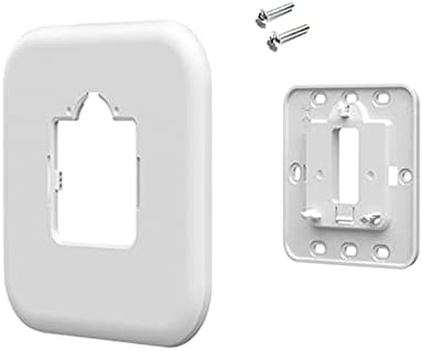 THP2400A1080 Large Cover Plate & Electrical Box Adaptor for T-Series Thermostats, White (1)