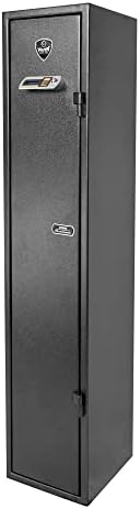 Verifi Smart Safe S6800 Biometric Rifle Safe with FBI Certified Fingerprint Sensor & Adjustable Storage, Black