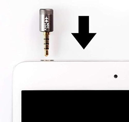 Mic-Lock 3.5mm for Headphone Port - Microphone Audio and Data Security - Privacy Protector for Laptops, Smartphones, Tablets, and Computers (Gray, Single Pack)