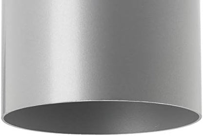 Progress Lighting Cylinder Outdoor Wall Light, Metallic Gray