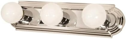 Nuvo 60/296 Three Light Vanity Strip, Polished Chrome, 18-Inch