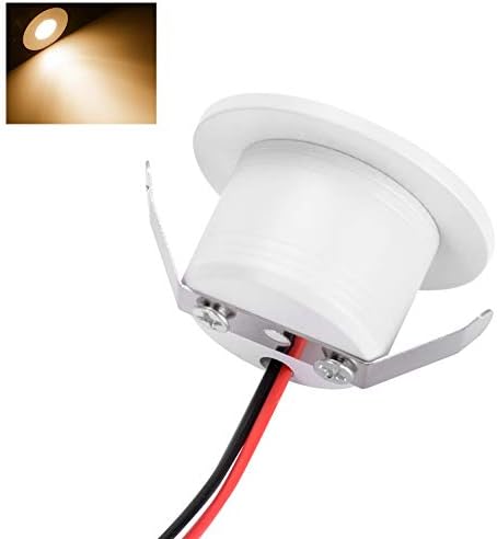 5pcs 1W 1 Inch Recessed LED Lights Mini Recessed LED Lights AC 110V